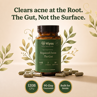 Kiyss Gut-Skin Probiotic For Teen Acne