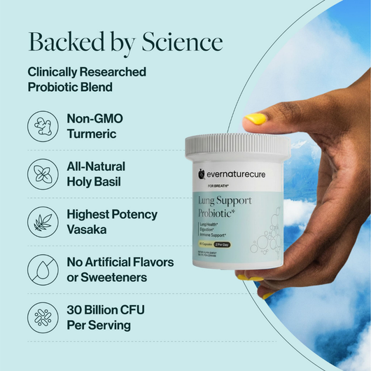 evernaturecure Lung Support Probiotics