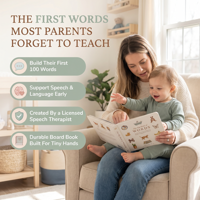 Our Big Book of First Words: A Collection of 100+ Foundational Words for Language Development