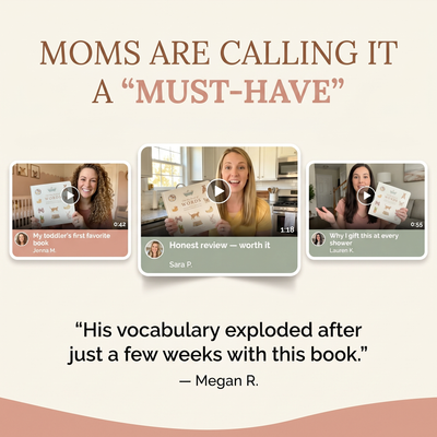 Our Big Book of First Words: A Collection of 100+ Foundational Words for Language Development