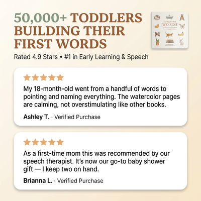 Our Big Book of First Words: A Collection of 100+ Foundational Words for Language Development