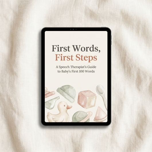 Ebook:A Speech Therapist's Guide to Your Baby's First 100 Words